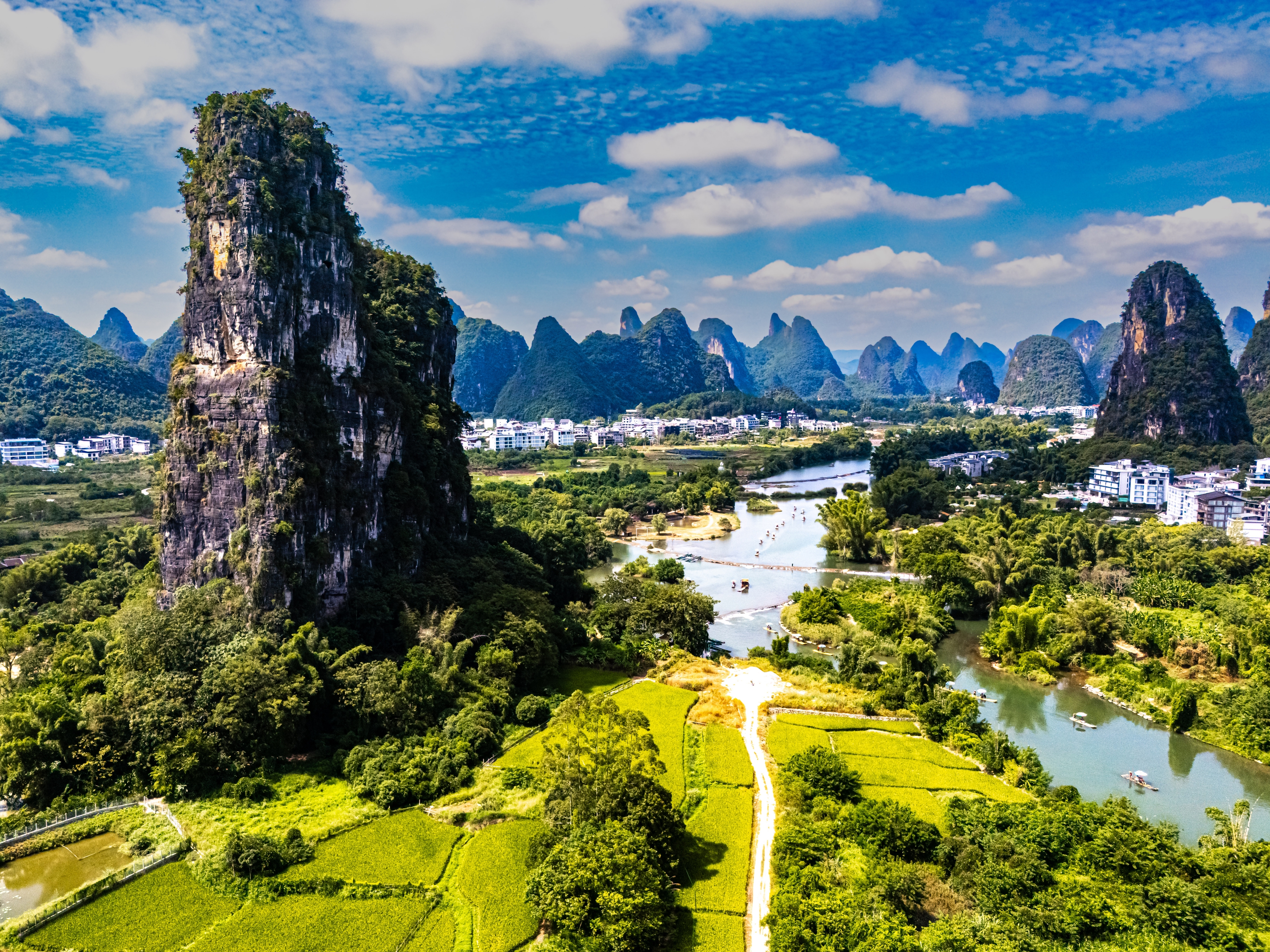 Yangshuo Yulong Fluss
