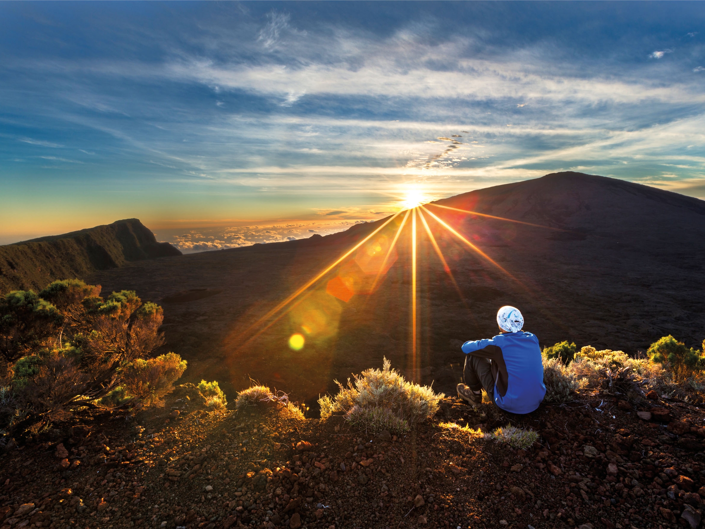 Piton de la Fournaise Sonnenaufgang