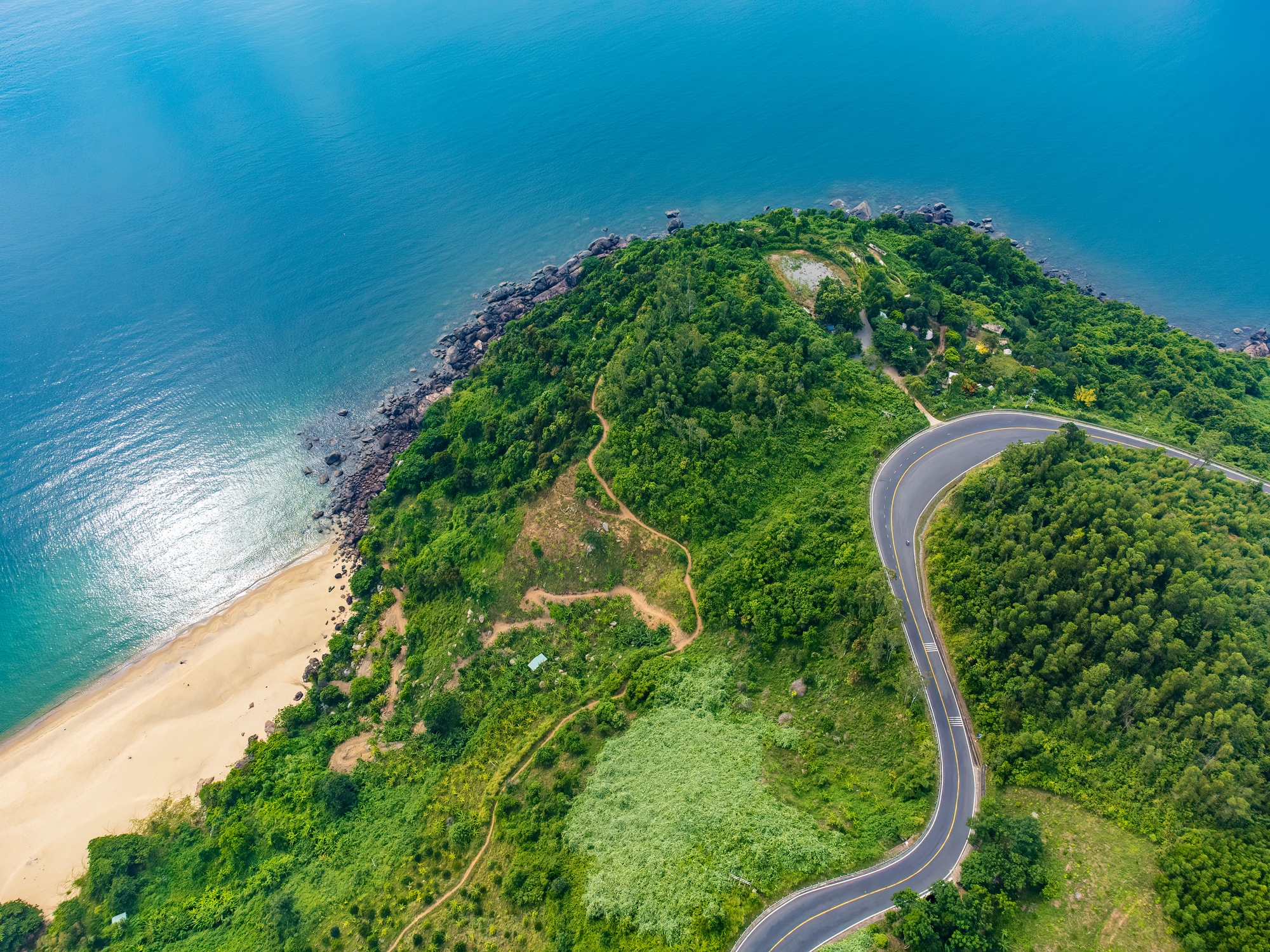 Vietnam Lang Co Bucht Hai Van Pass