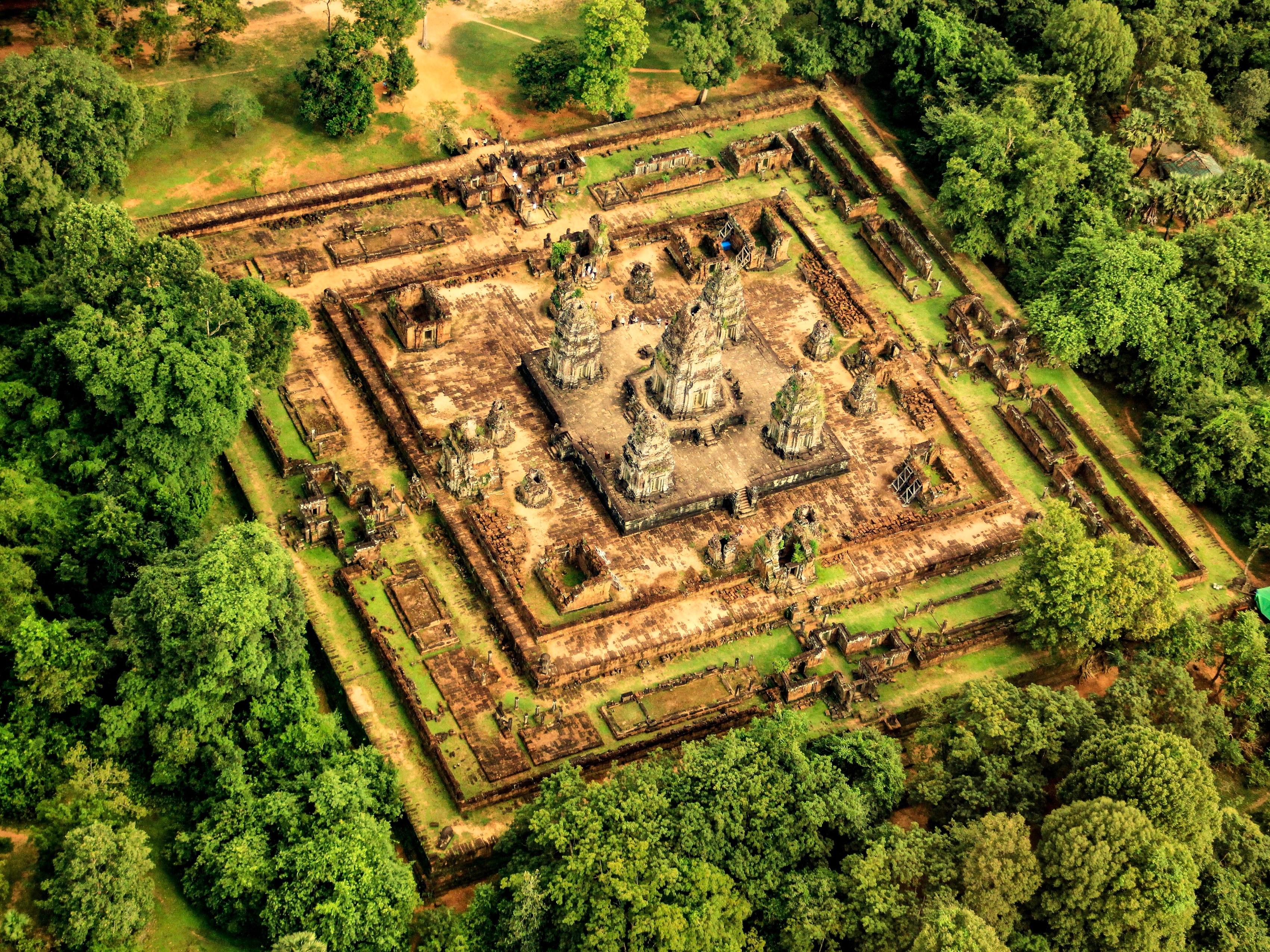 Angkor Wat Drohnenbild
