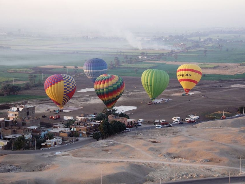 Aegypten Heissluftballon