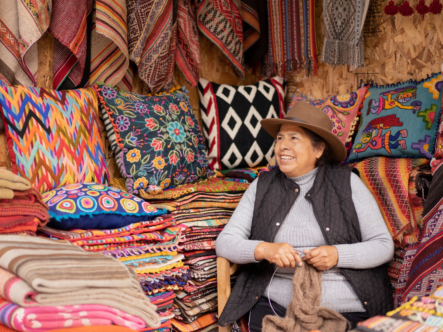 Provinz Cusco Marktfrau 