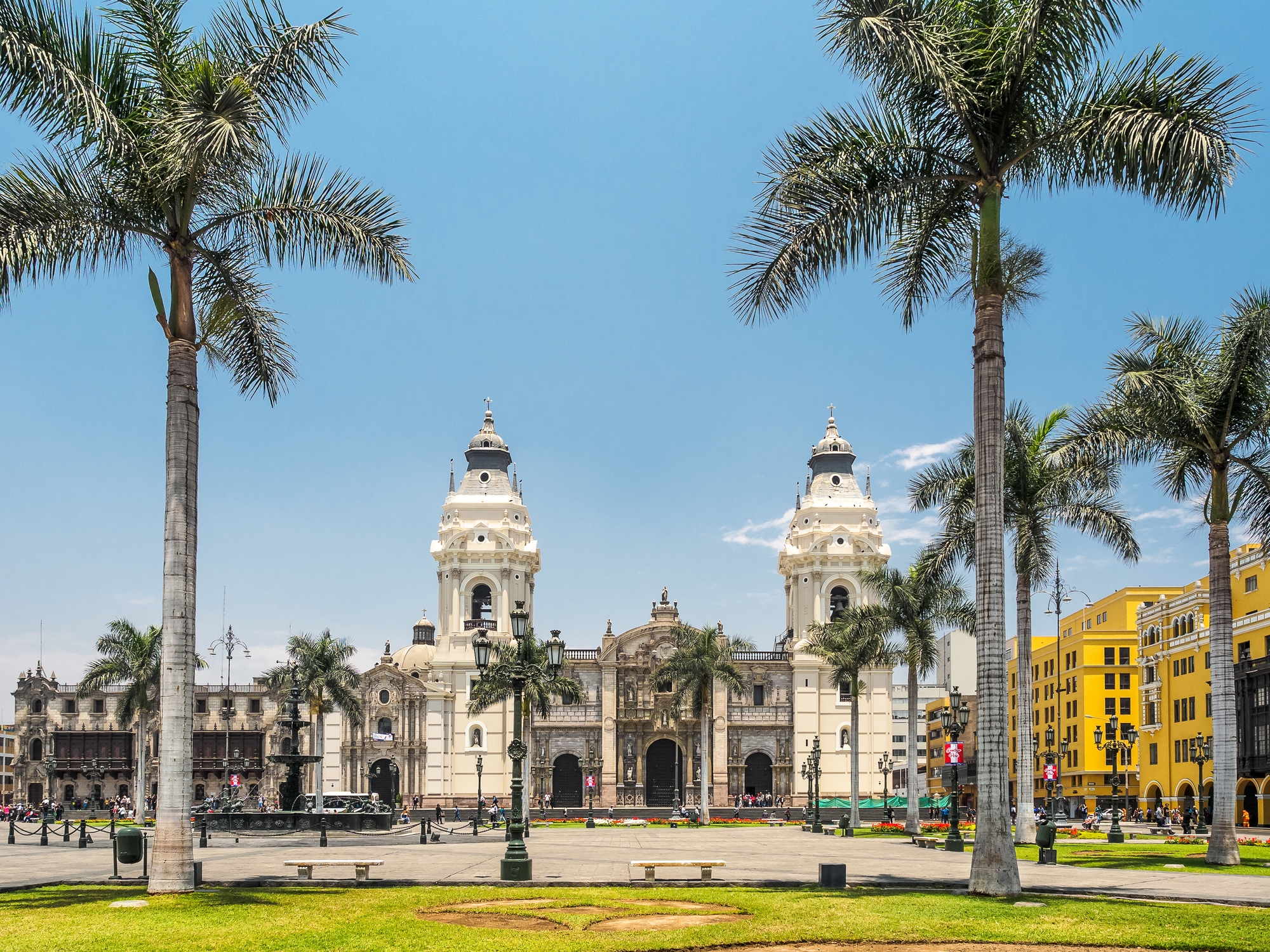 Lima Kathedrale und Plaza de Armas 