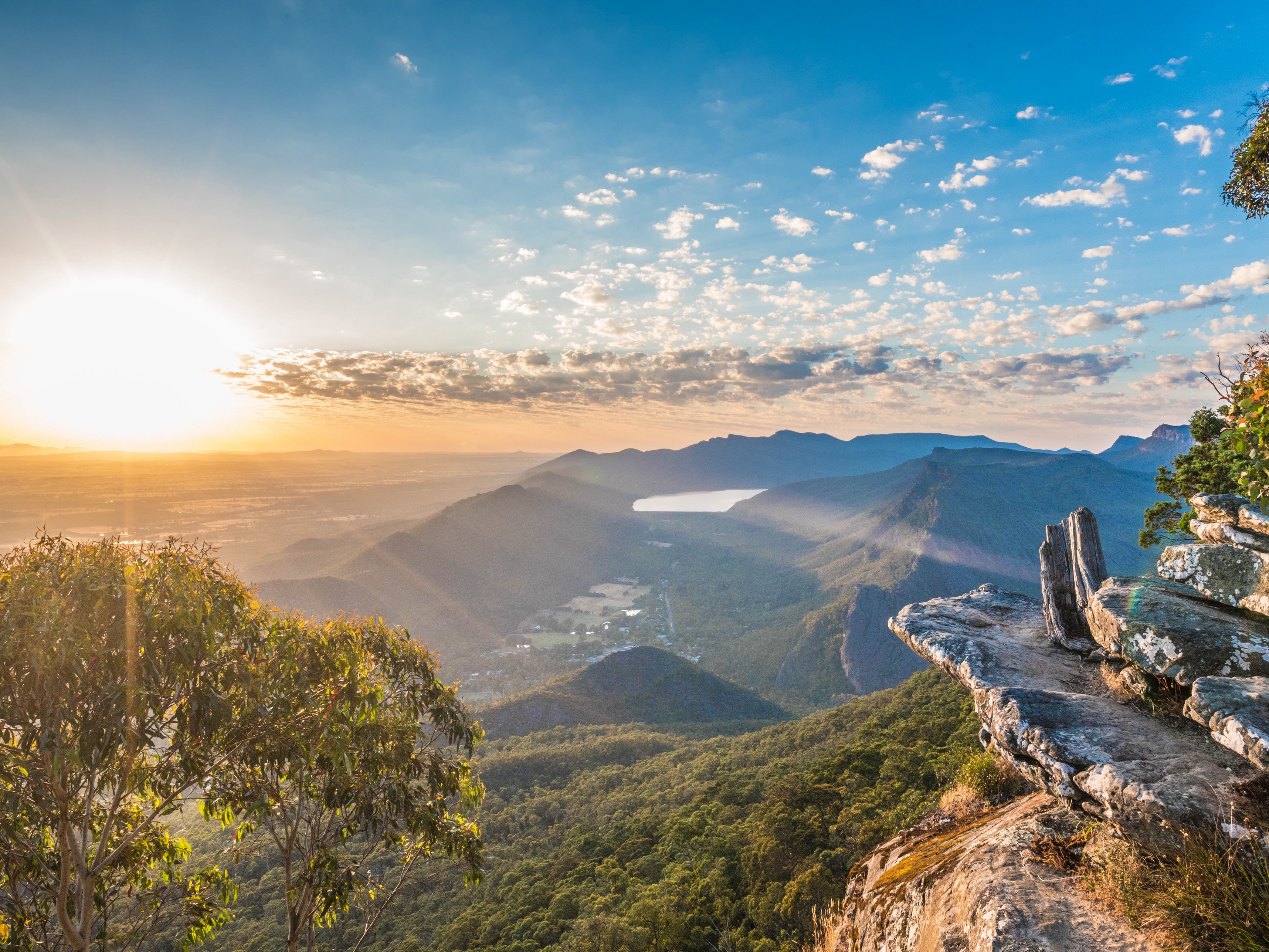Halls Gap Sonnenuntergang