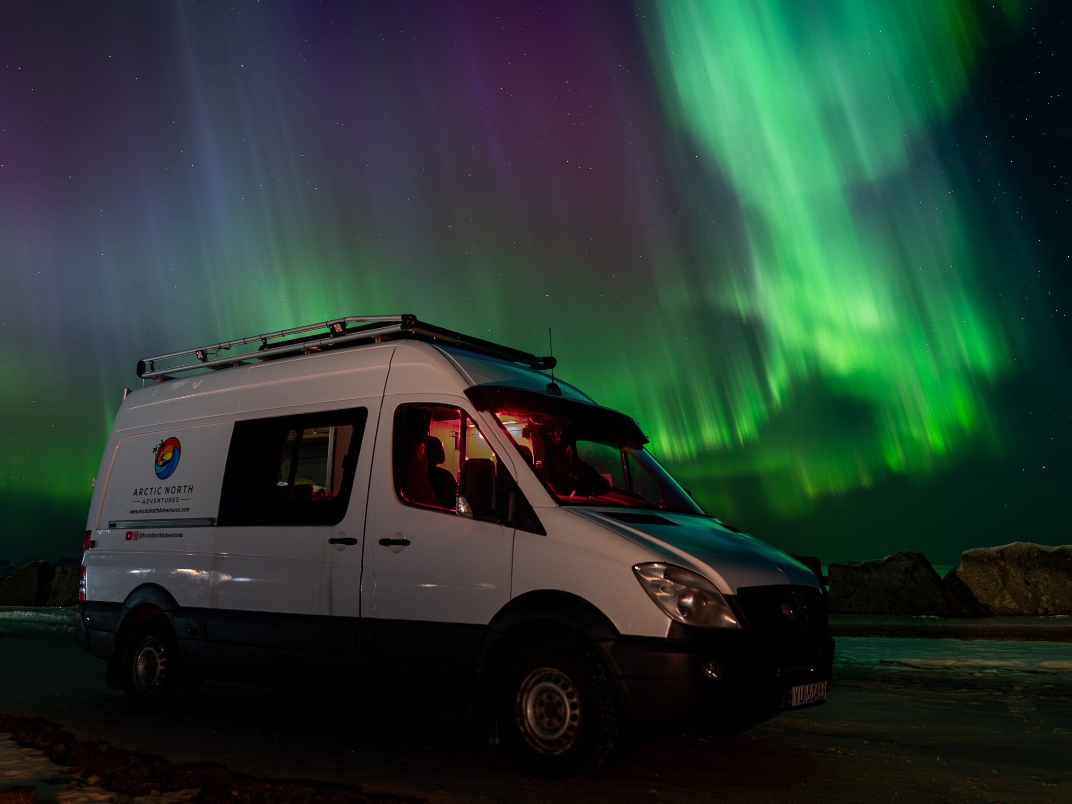 Norwegen Nordlichter + Tourfahrzeug
