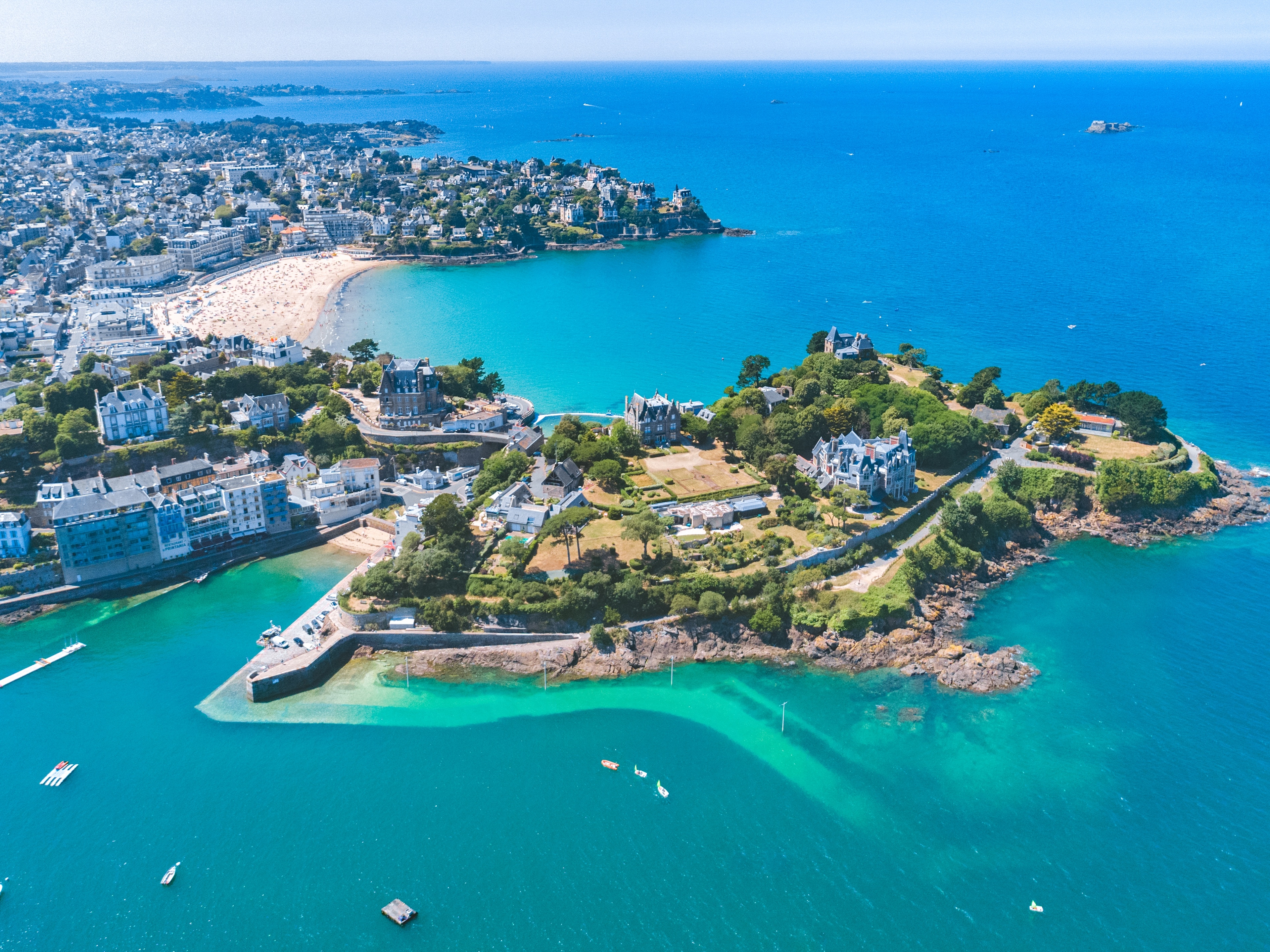 Dinard Pointe du Moulinet + Ecluse Beach