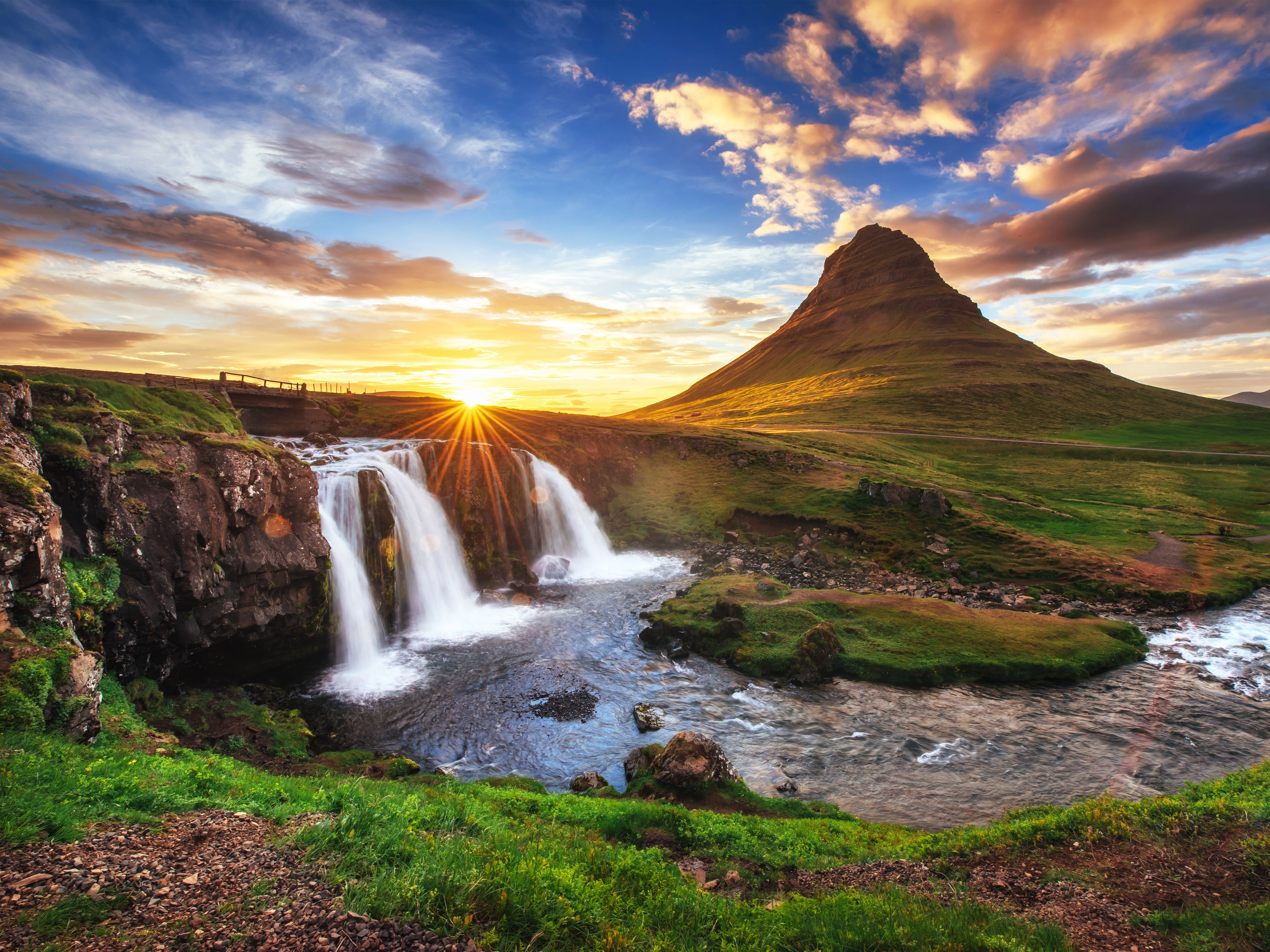 Halbinsel Snaefellsnes Berg Kirkjufell