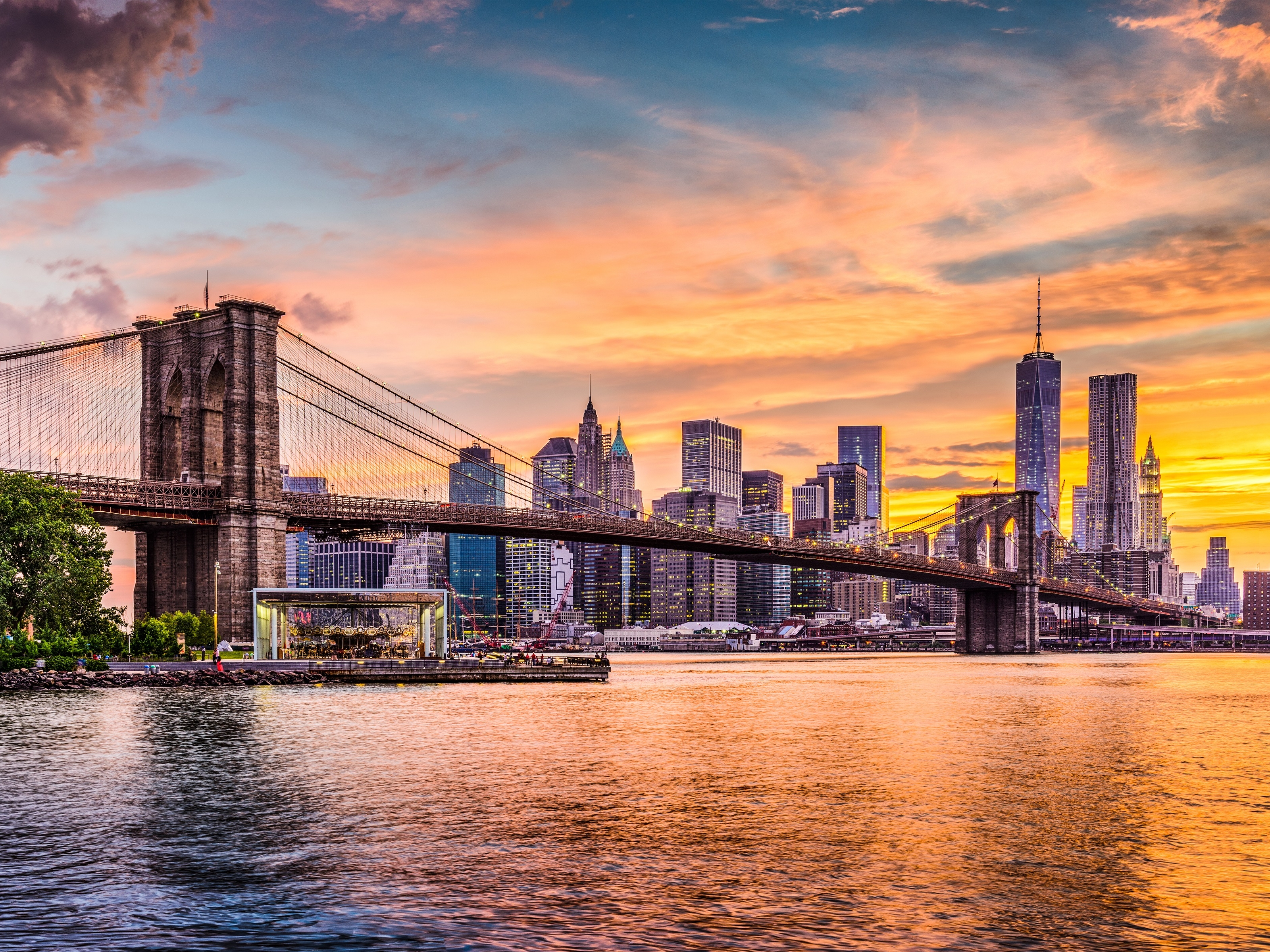 New York City Brooklyn Bridge