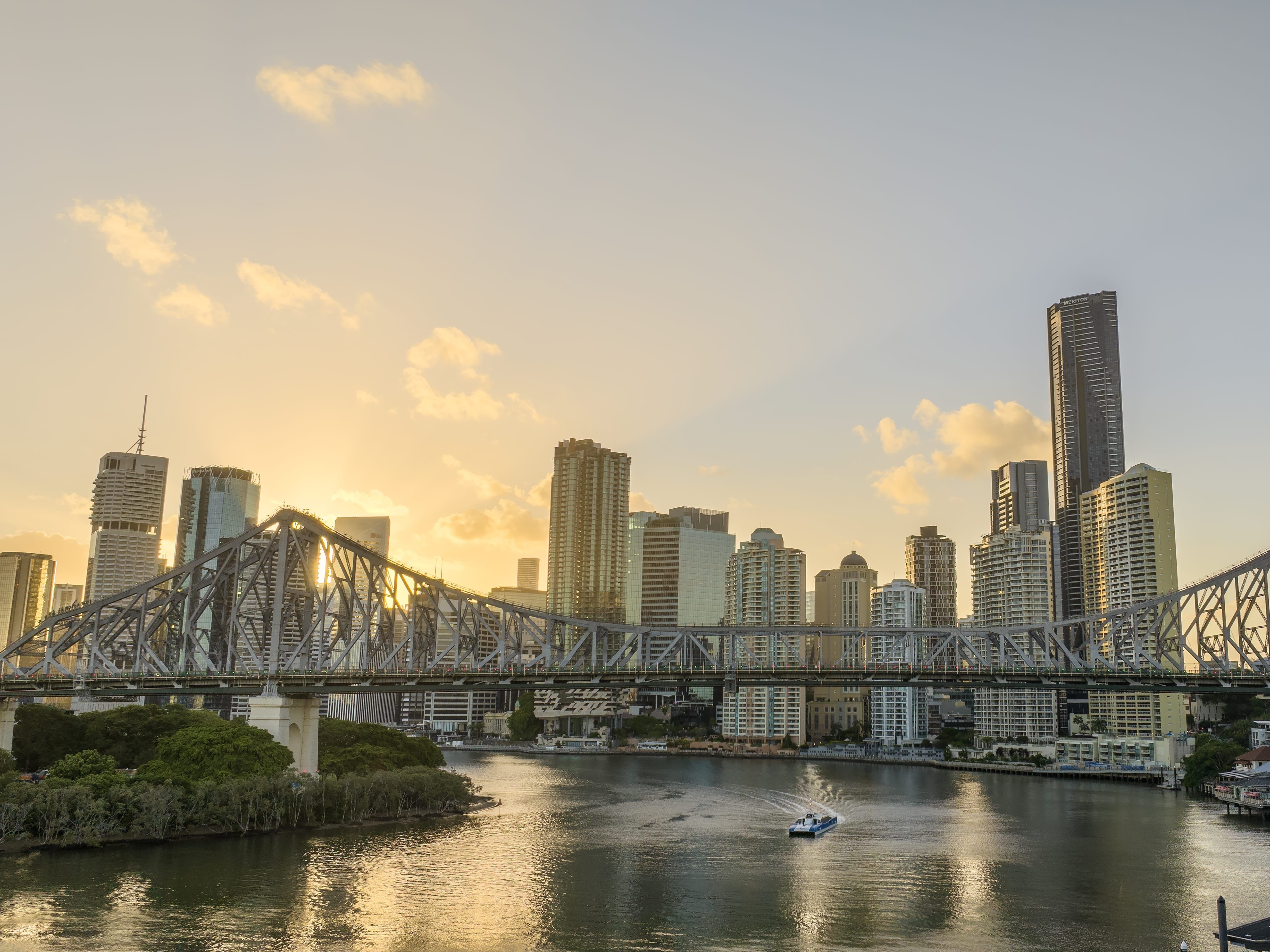 Brisbane Story Bridge + Brisbane River