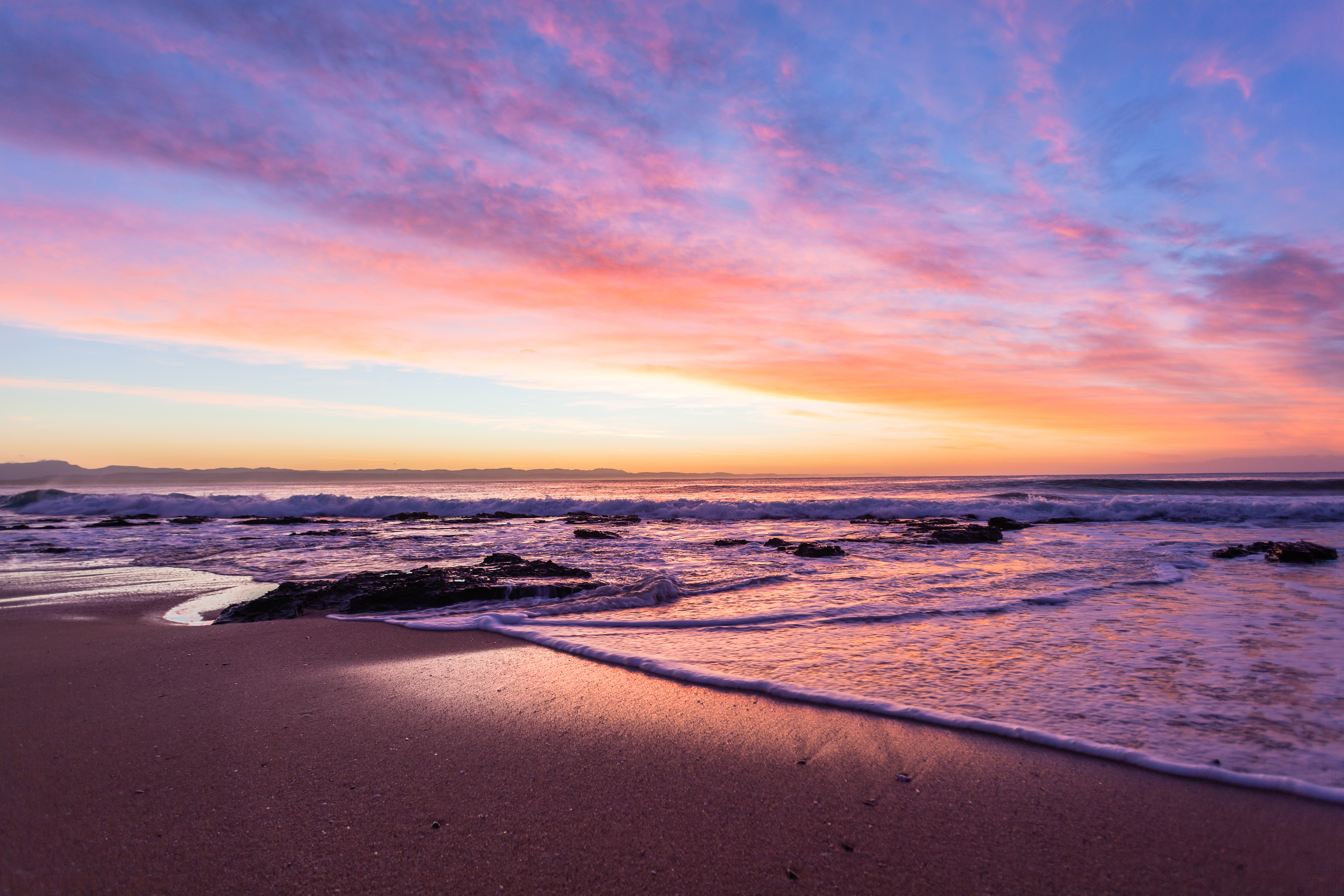Jeffreys Bay Sonnenuntergang