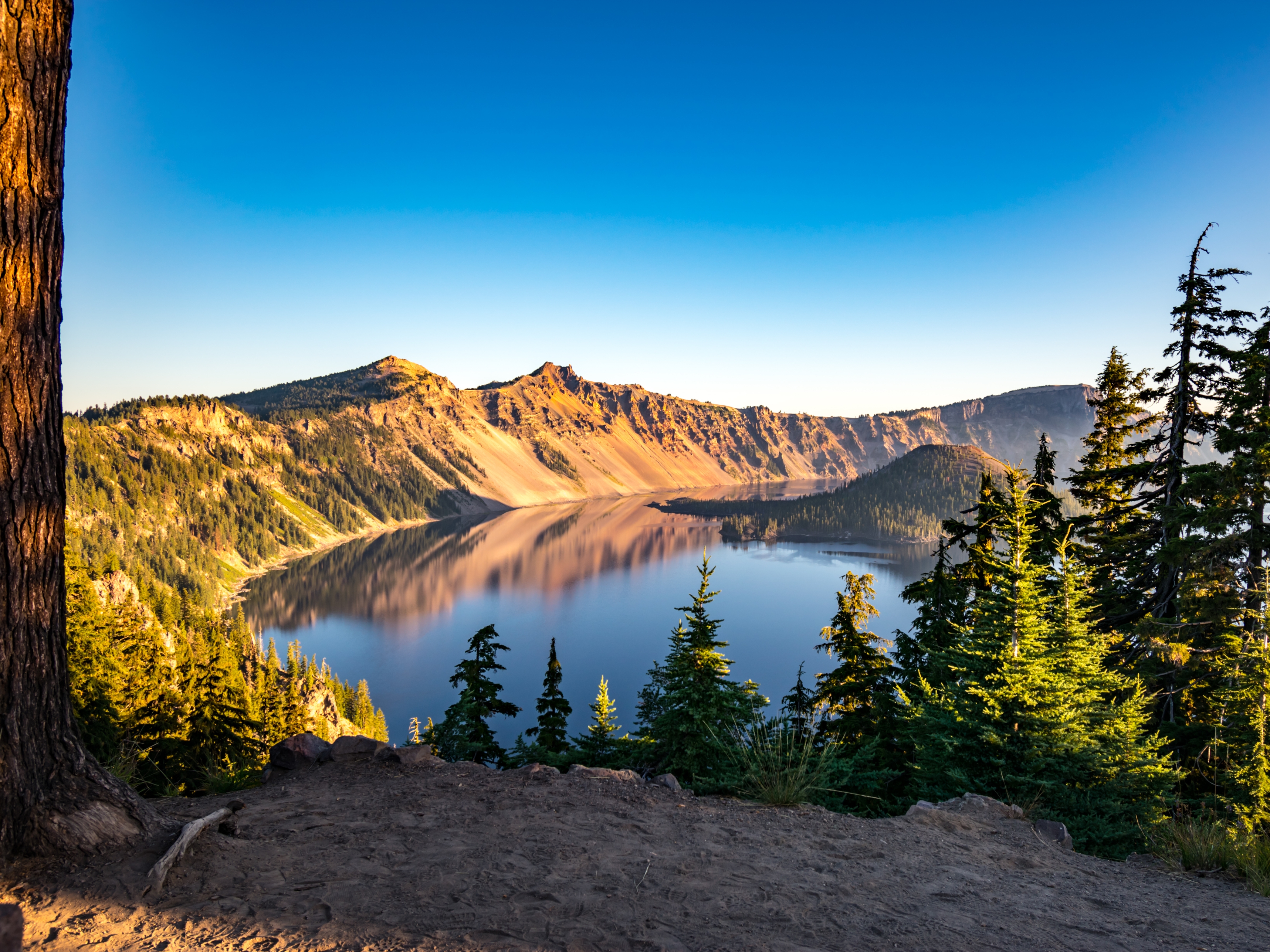 Crater Lake Nationalpark Sonnenuntergang
