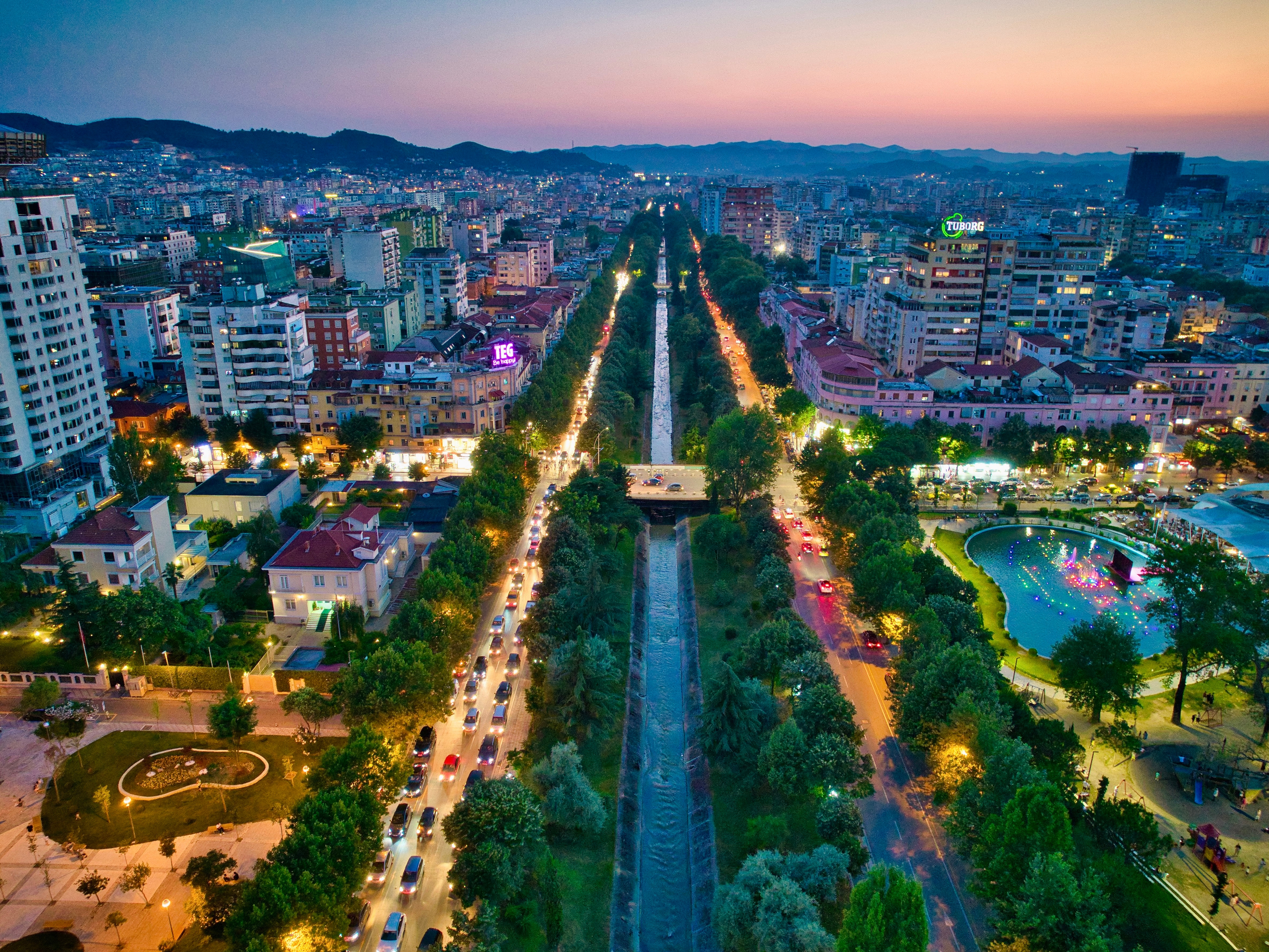 Tirana Skyline