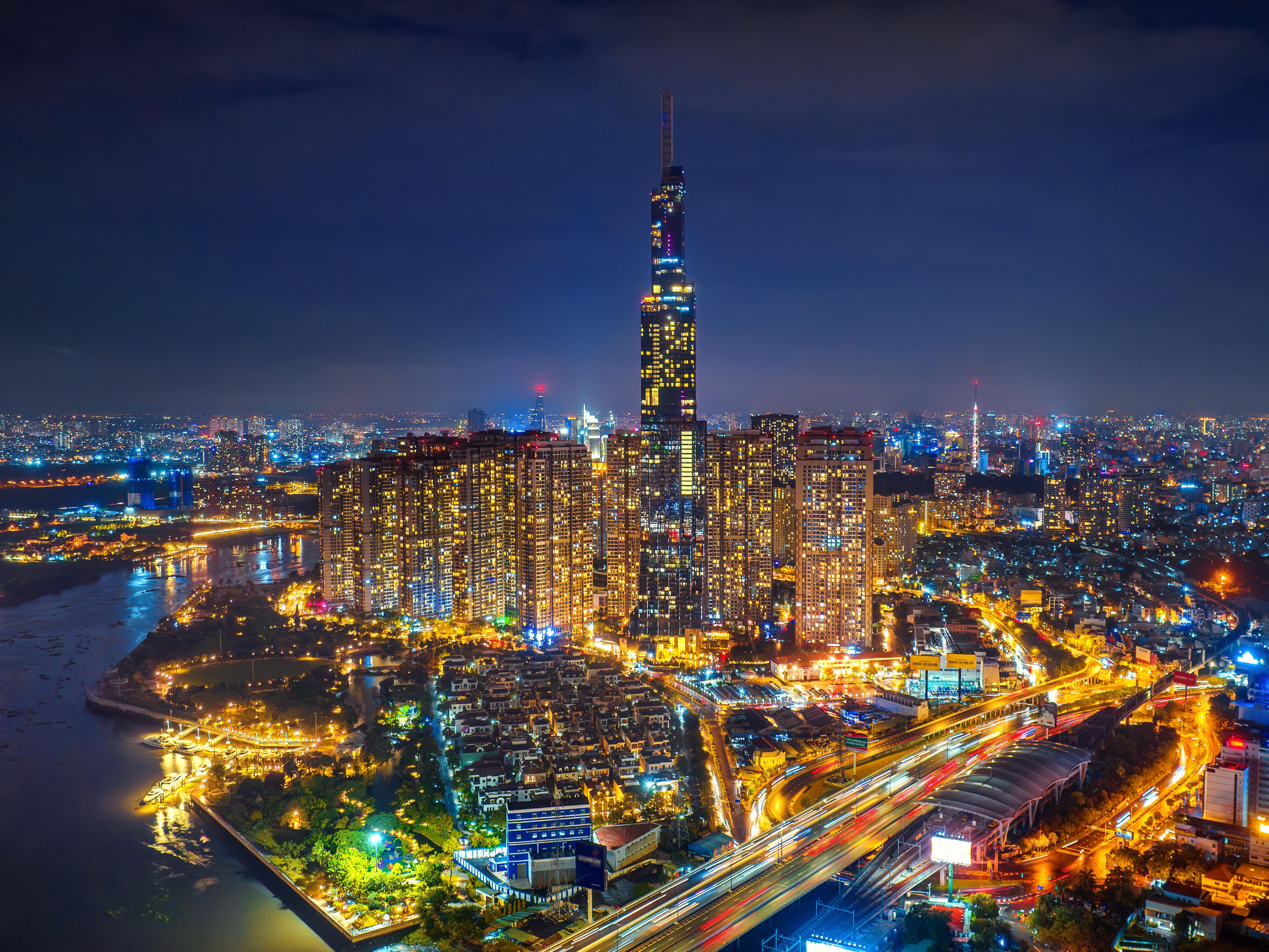 Ho Chi Minh Stadt Skyline
