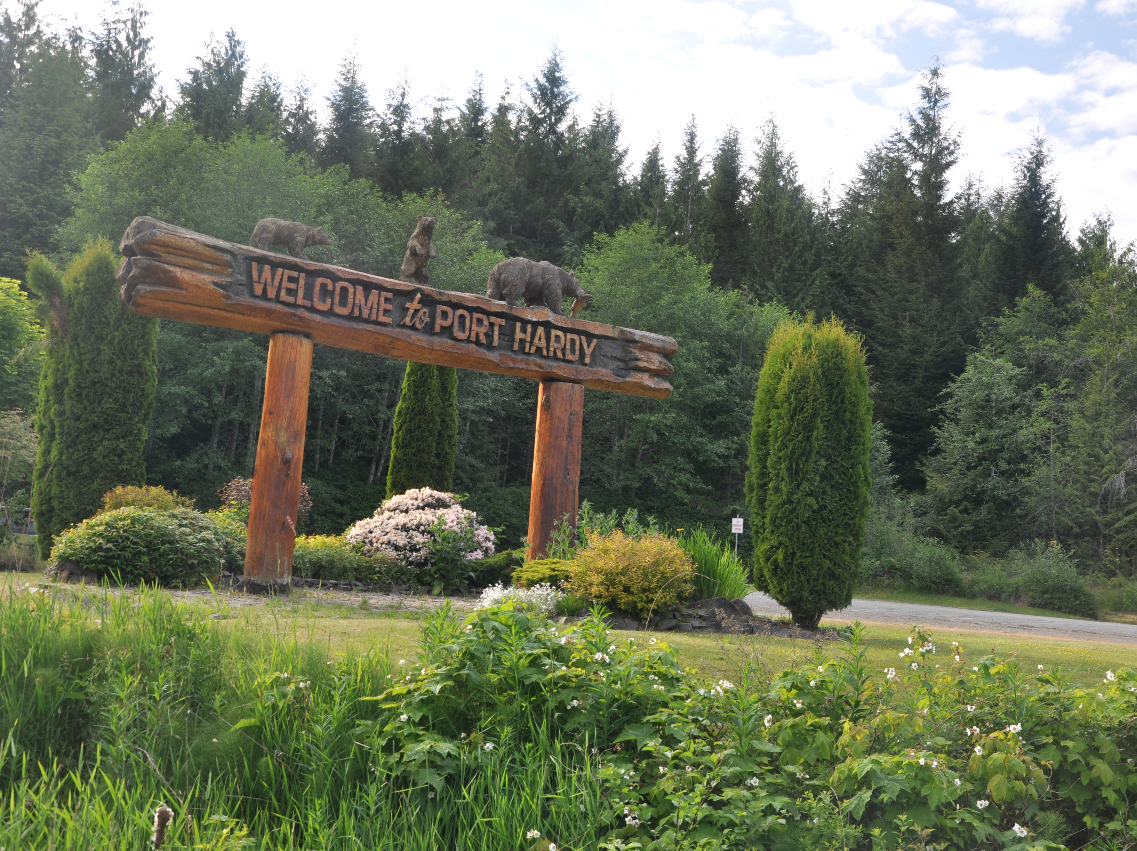 Vancouver Island Port Hardy Willkommen