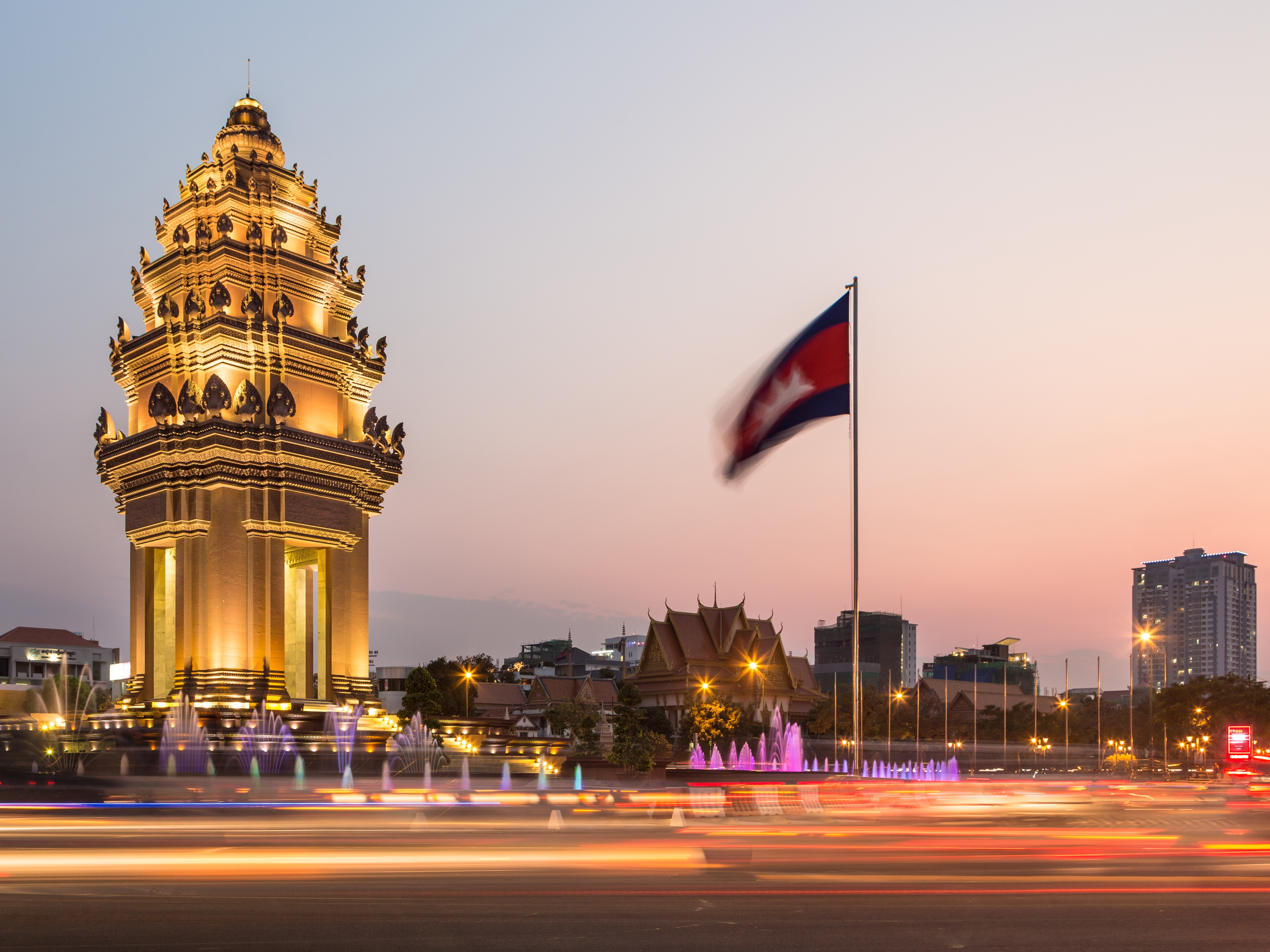 Phnom Penh Unabhängigkeitsdenkmal 