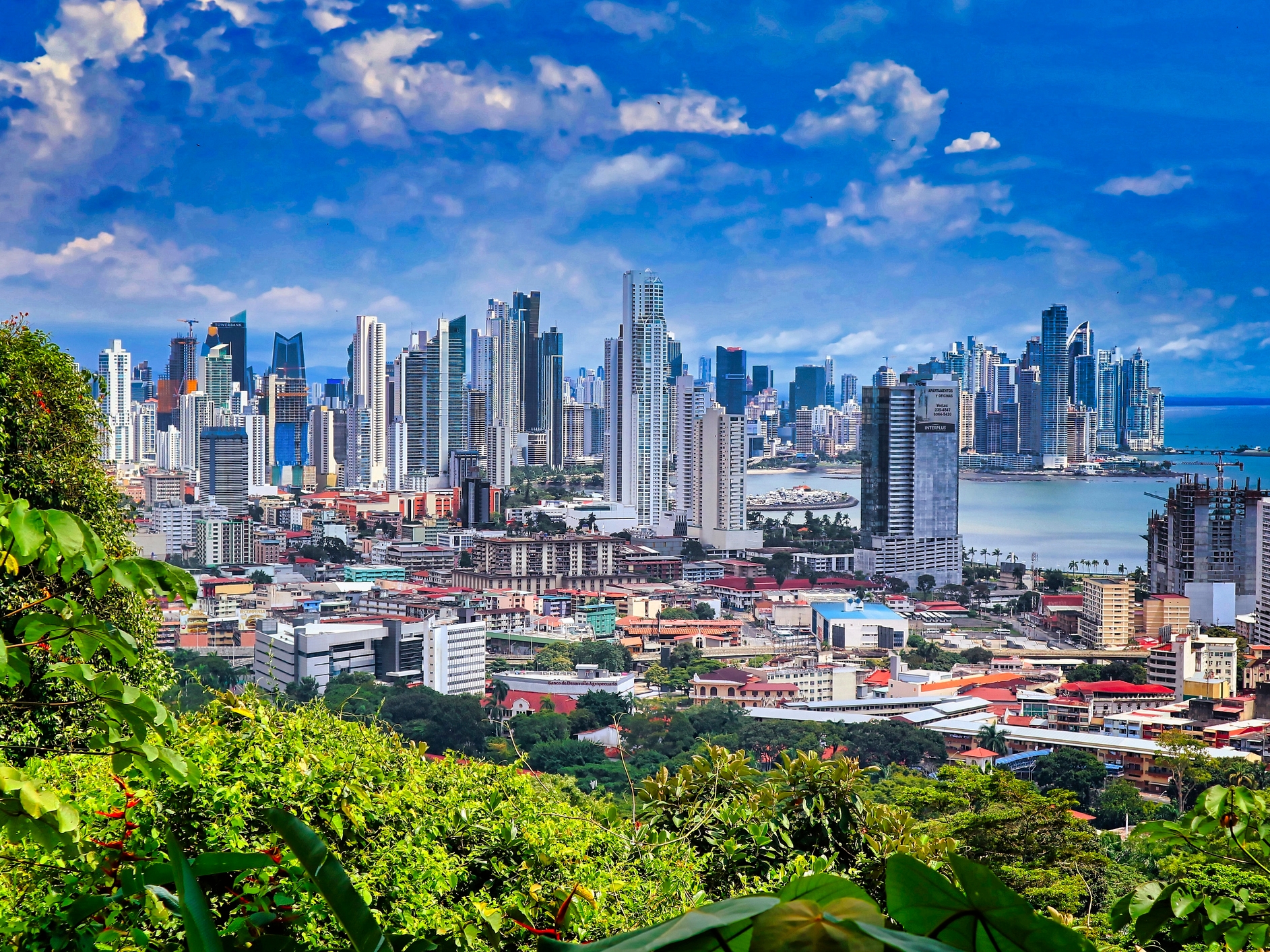 Panama City Blick vom Ancon Hill 