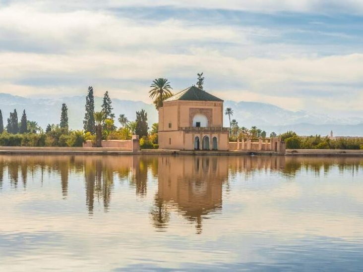 Marrakesch Menara Garten
