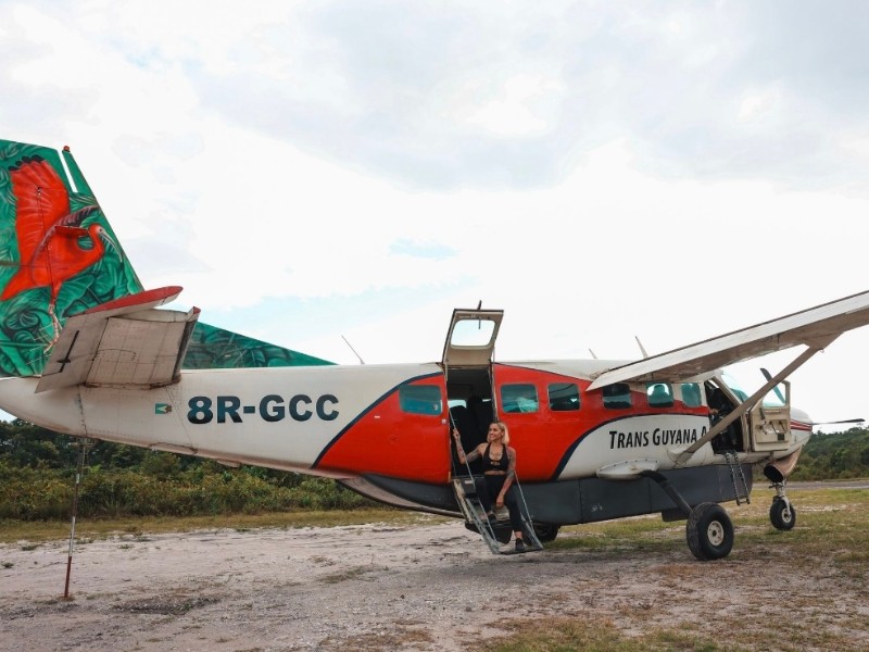 Airplane to Kaiteuier Falls, Guyana