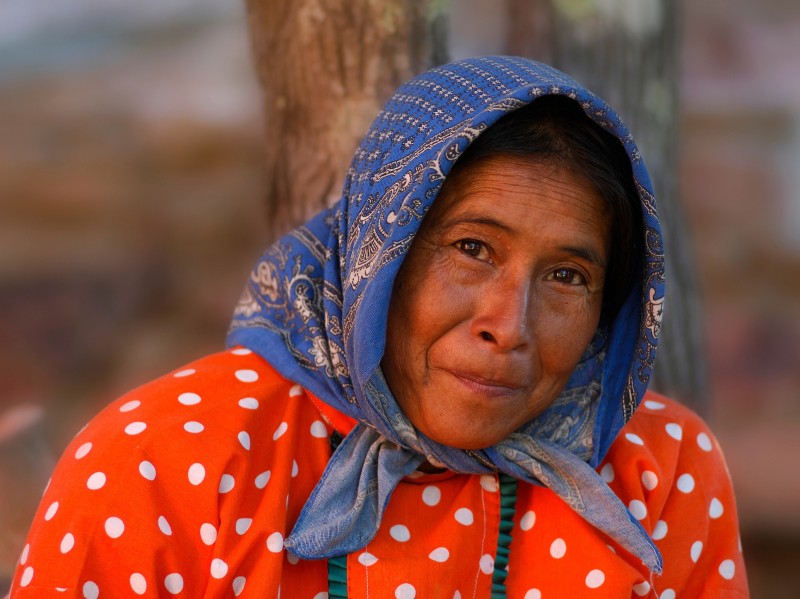 Kupfer Canyon - Tarahumara Frau