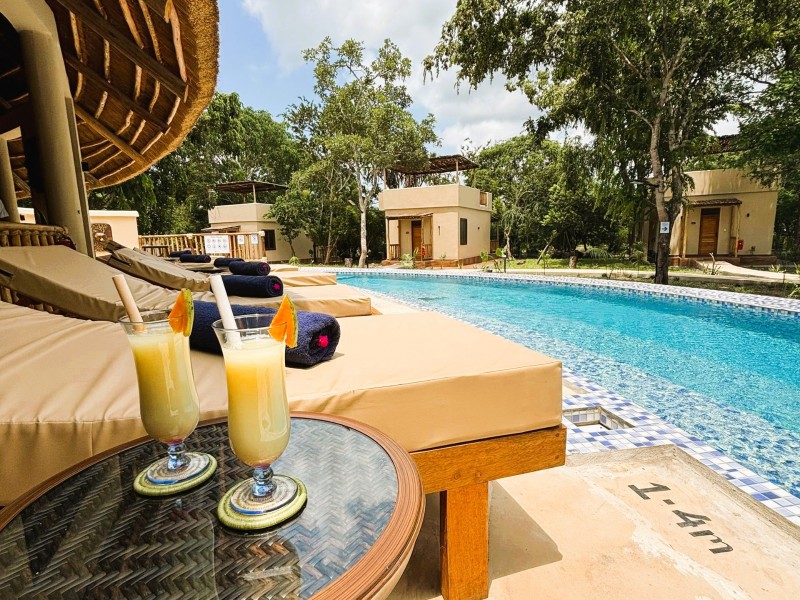 Tanzania - Drinks - Hotel pool 