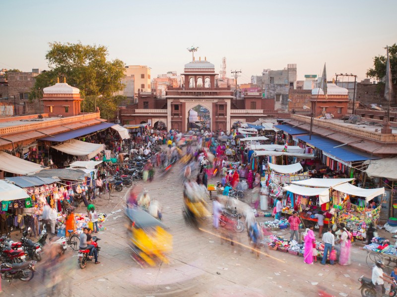 Jodhpur Markt-Indien