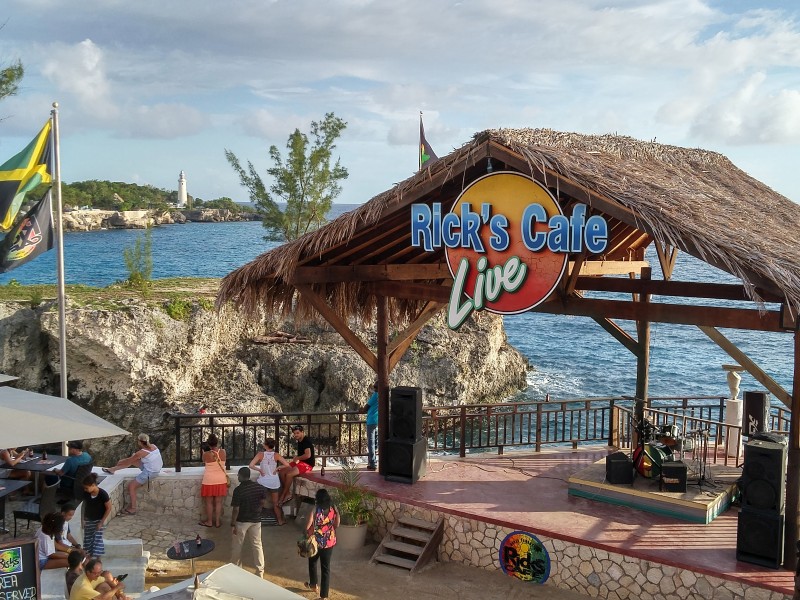 RICK'S CAFE ON THE BEACH JAMAICA
