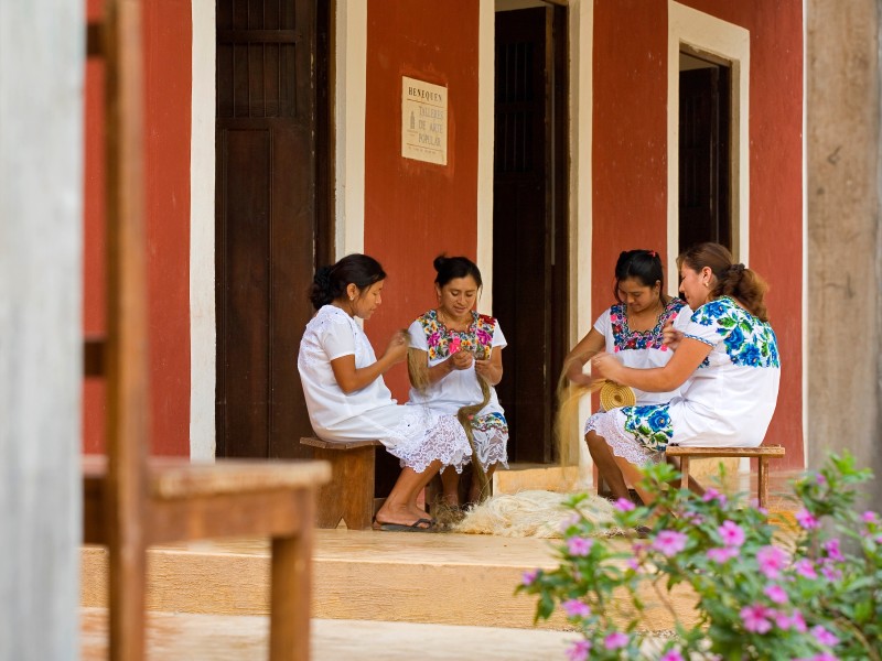 Hacienda Santa Rosa - Maya Frauen