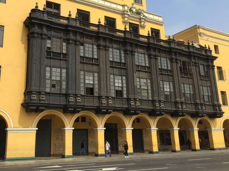 Balkin am Plaza de Armas