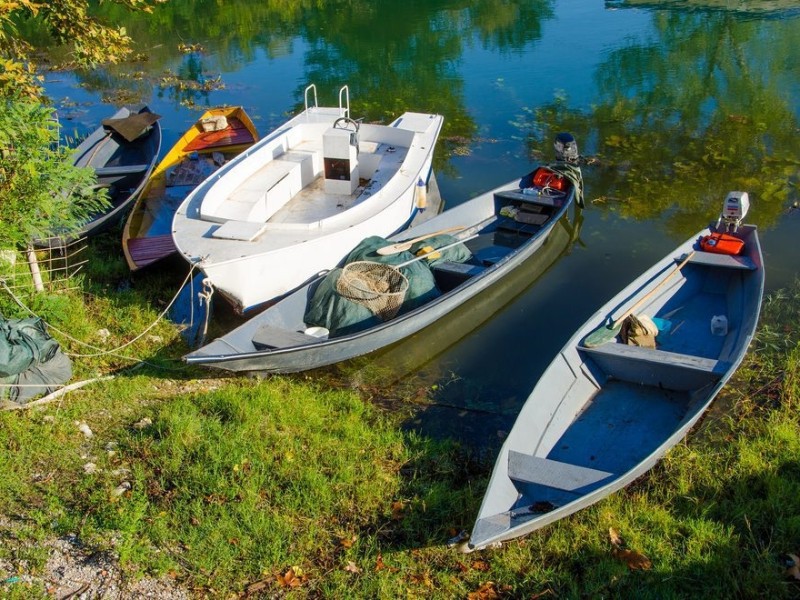 Albania - Shkoder - boats