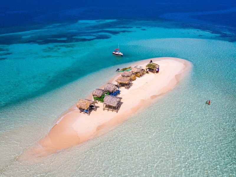 Punta Rucia - Cayo Arena Luftaufnahme