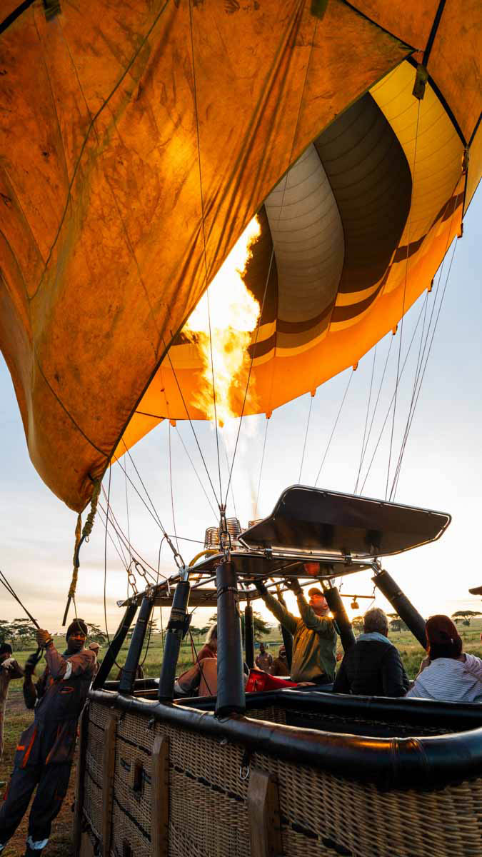 Hot Air Balloon Safari Serengeti