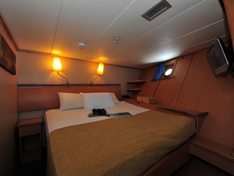 Standard Kabine Doppelbett Coral