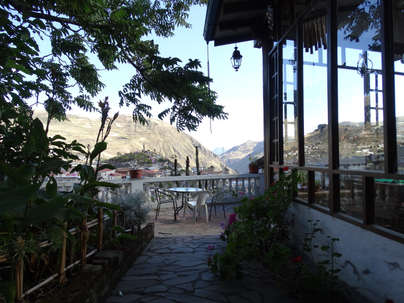 Die Terrasse lädt zum Verweilen ein