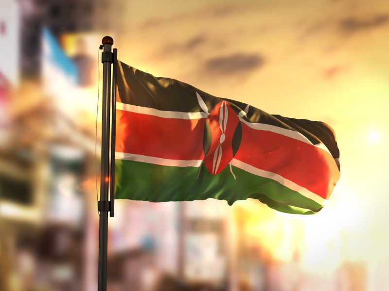 Flagge-Kenia