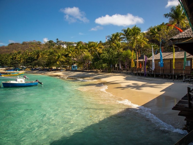 View of Britannia Bay from Basil's Bar, 