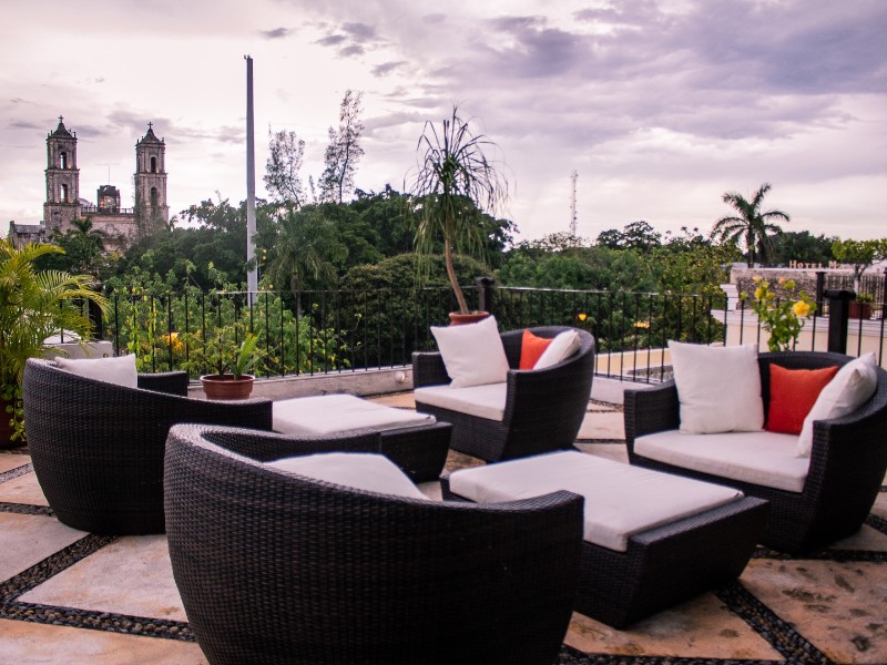 El Meson del Marques - Dachterrasse