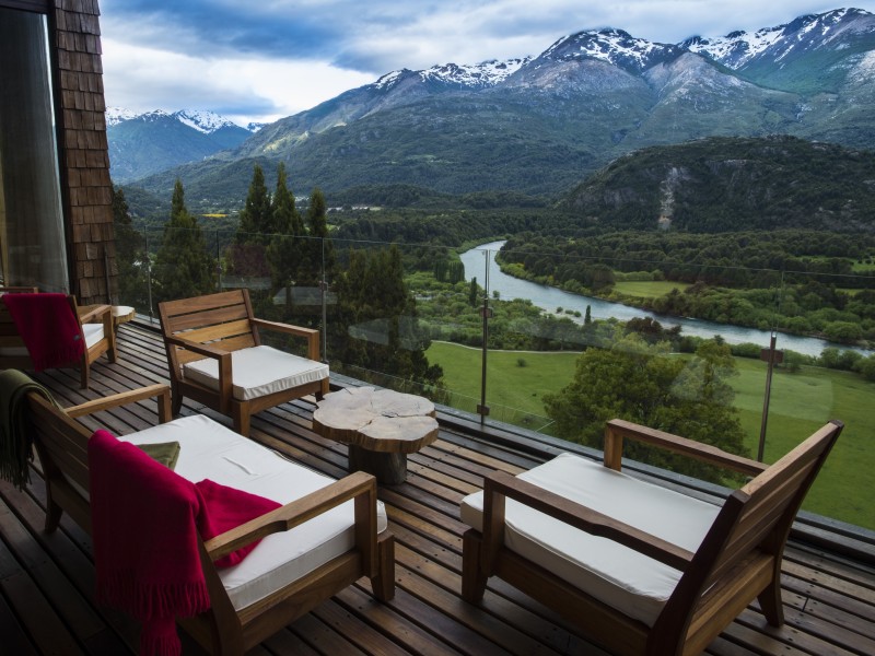 Uman Lodge - Terrasse