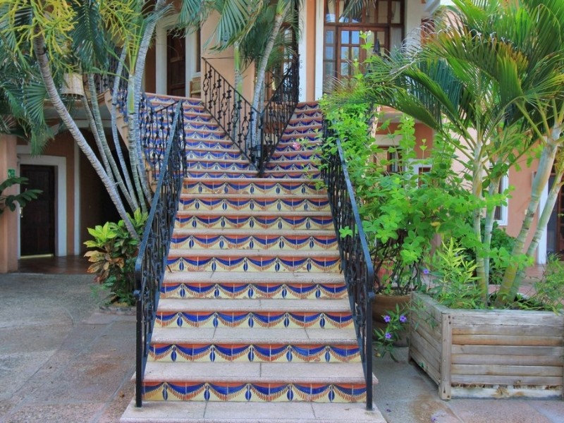 Santa Fe - Treppenaufgang