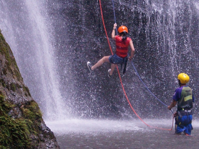 Waterfall Rapelling