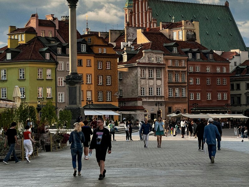 people walking, street