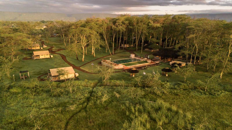 Africa Safari Lake Manyara Surroundings