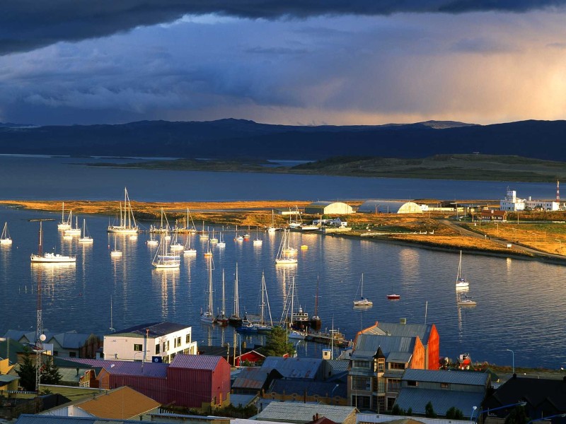 Abendpanorama Ushuaia