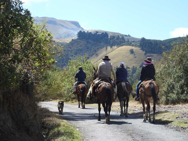 Reitausflug bei der Hacienda Jimenita
