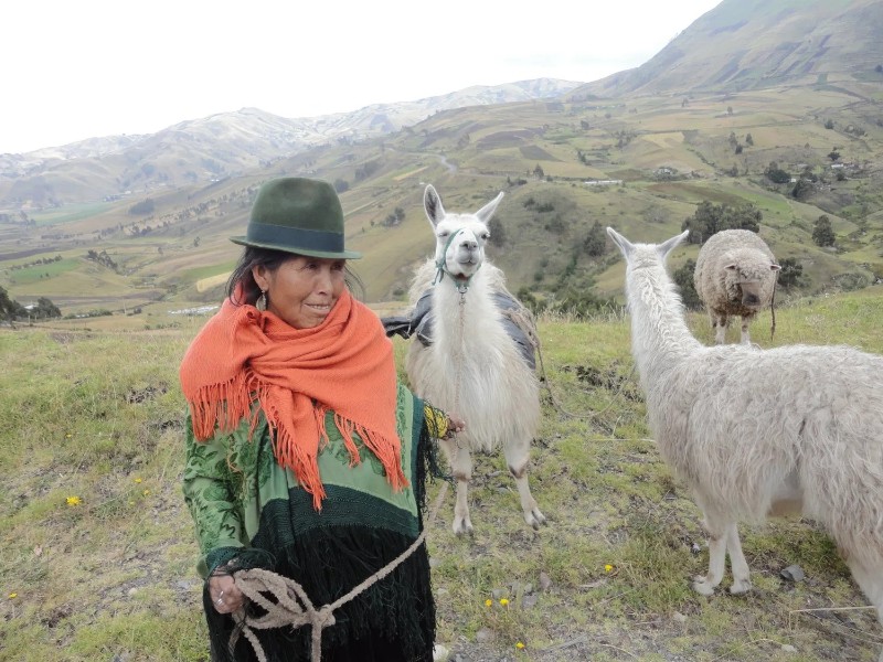 Ecuador Ecuador Lokale Tigua-Stämme