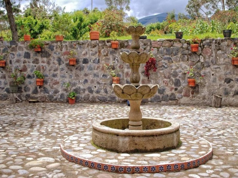Fountain in the yard