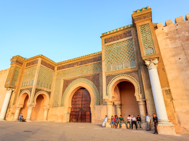 Bab Mansour gate, Meknes