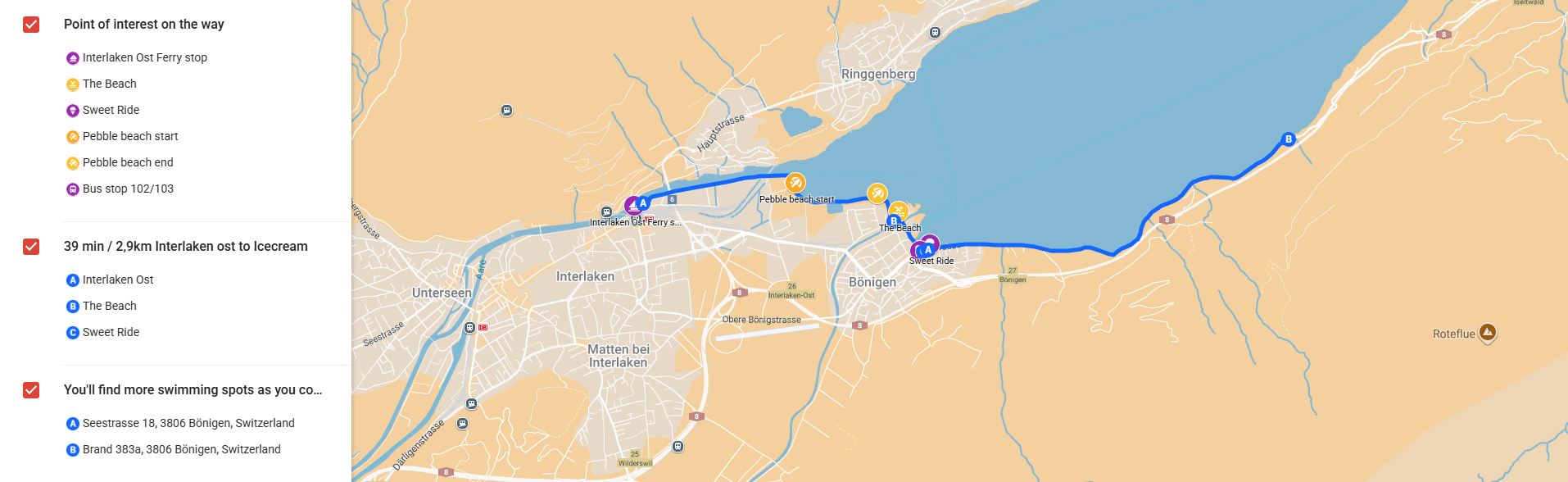 Lake Brienz Interlaken