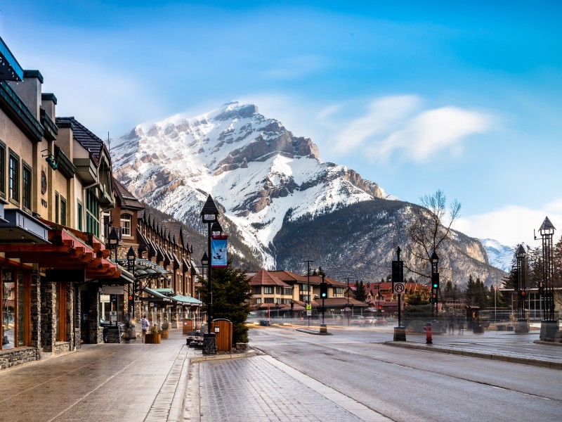 Canada - West Canada - Banff City