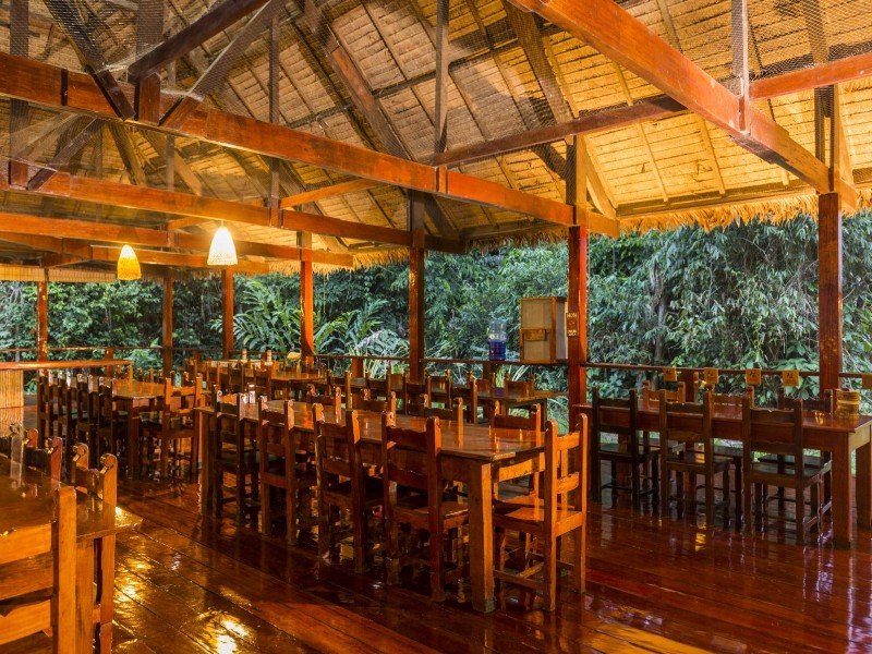 Posada Amazonas - Restaurantbereich