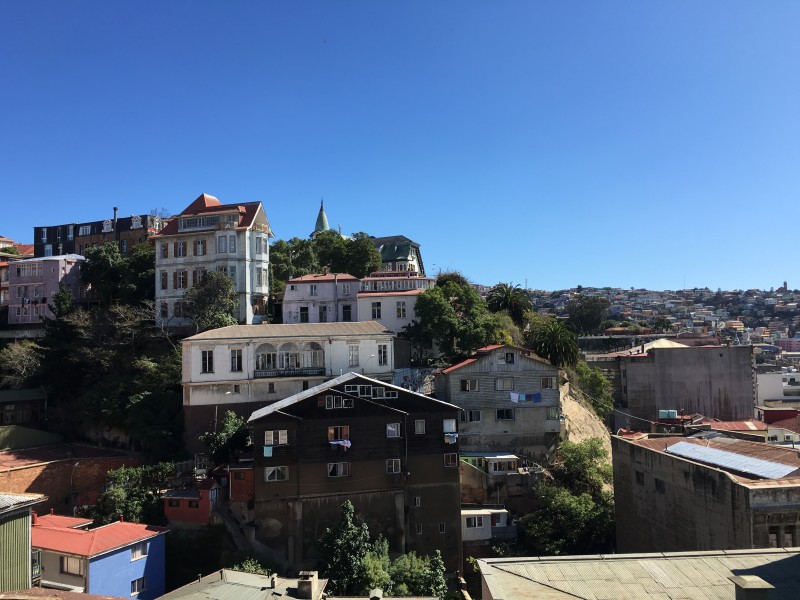 Valparaíso, Hügel mit bunten Häusern